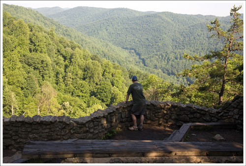 The view from the top.