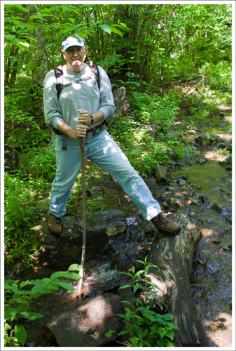 The stream crossings were shallow and easy The stream crossings were shallow and easy