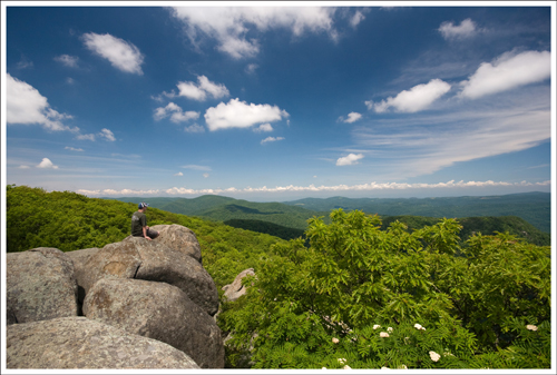 The summit was spectacular.