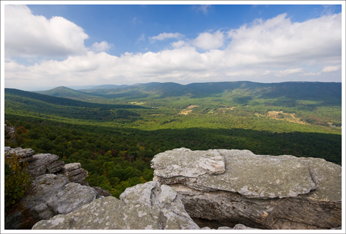Big Schloss offers beautiful, panoramic views - especially to the west.