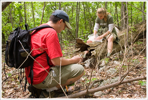 Adam and our friend Shannon found the Big Schloss Cache back in 2007.