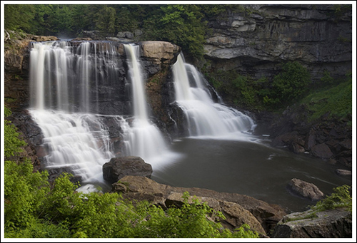 The main attraction in Blackwater Falls State Park
