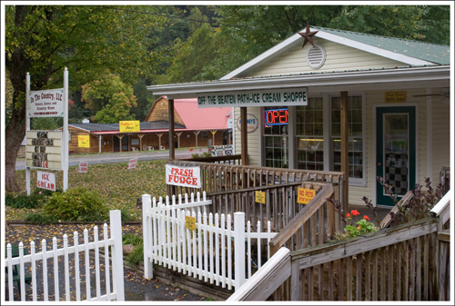 The trail offers many charming places to stop for a delicious lunch or snack