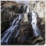 The view from the base of the falls