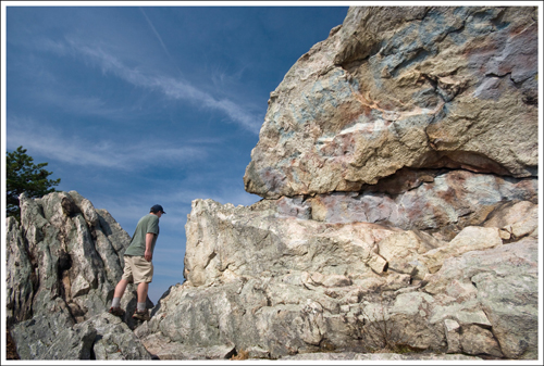 Adam on Buzzard Rock
