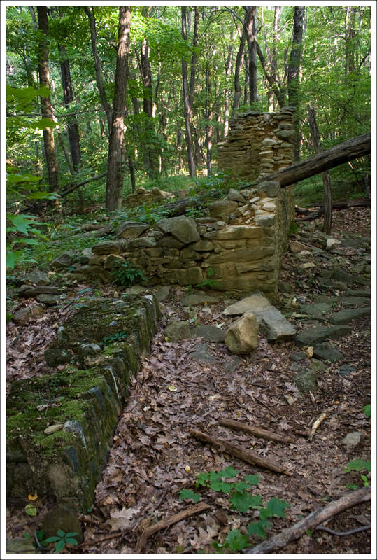 Old Church Walls and Fallen Chimney