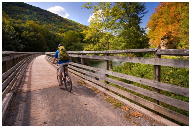 Biking the Greenbrier River Trail