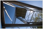 Looking up through the tower