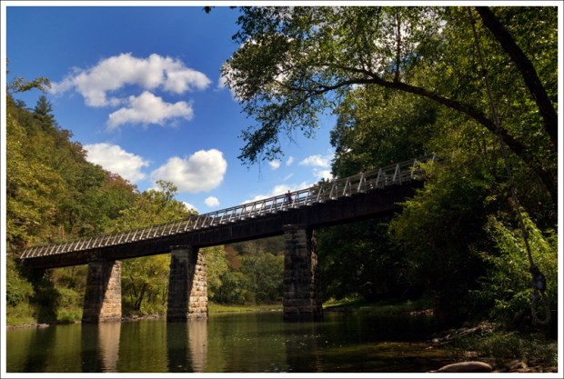 A View of Sharps Bridge