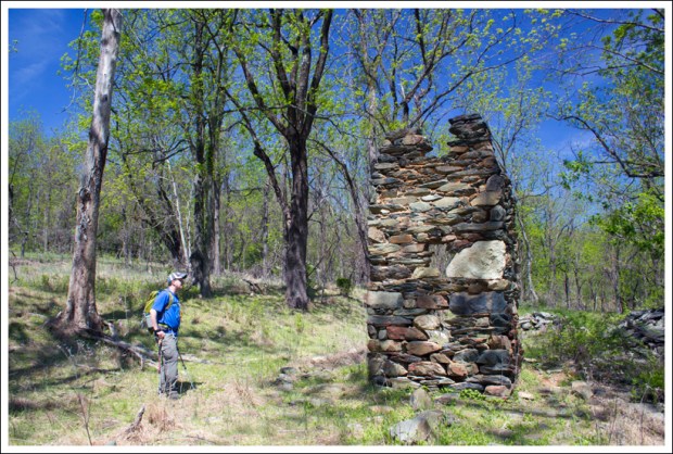 The Chimney at the Snowden Ruins