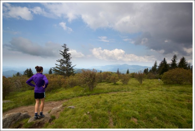 Christine on Andrews Bald Christine on Andrews Bald