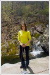 Christine at the Small Lower Hazel Falls