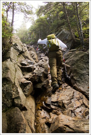 Adam Climbs Agony Ridge