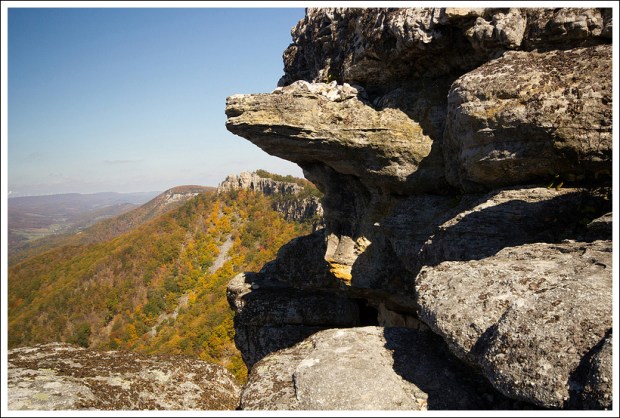 I thought this rock formation near chimney rock looked like a tortoise.