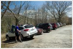 Parking at Hog Camp Gap
