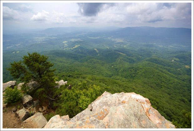 The view from Goat Point on Big House Mountain