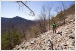 Looking at Furnace Mountain from Austin Mountain