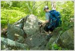 Rocky Descent From Apple Orchard