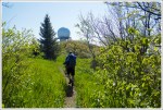Approaching the Summit of Apple Orchard Mountain