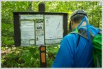 Trail Sign at the Beginning of Signal Knob Hike