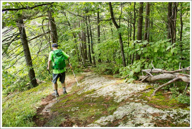 Steep Flume Knob Descent