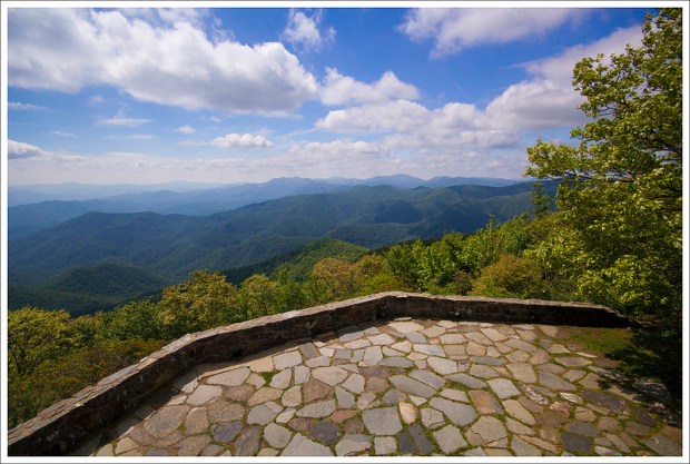 View From the Wayah Bald Tower