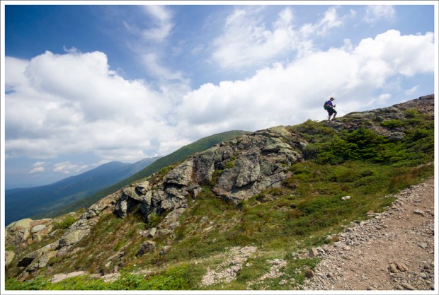 Climbing to the Junction with the Crawford Path