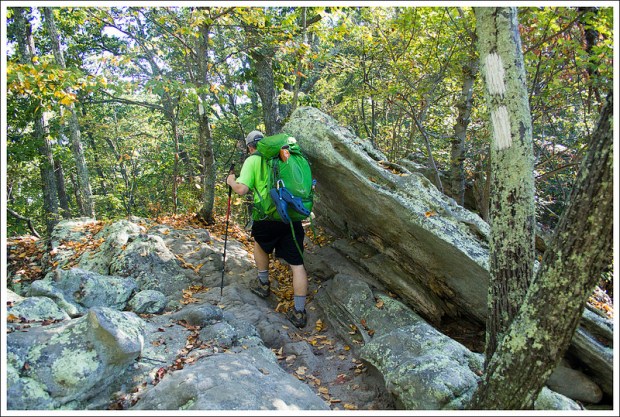 Rocky Climb Early in the Hike