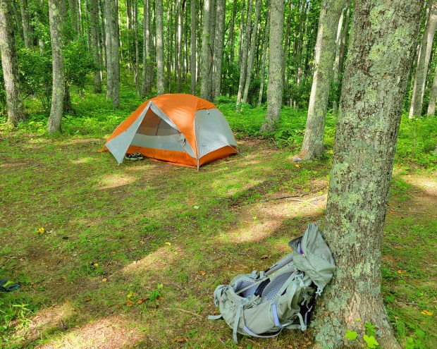 Camp near Pickle Branch